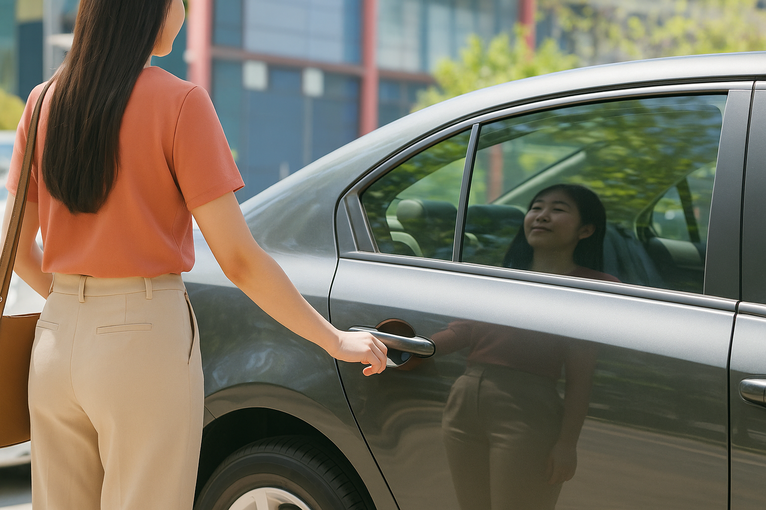 Professional driver in uniform